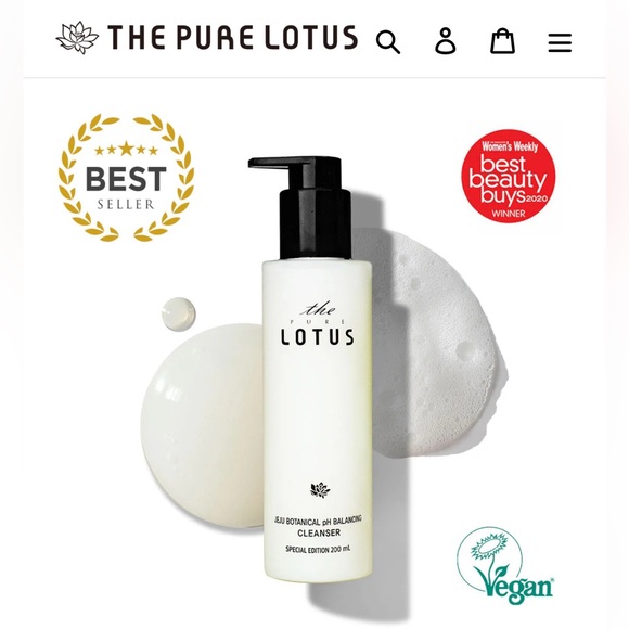 The Pure Lotus Cleanser 150 ml new in box Korean Skincare - Picture 1 of 4